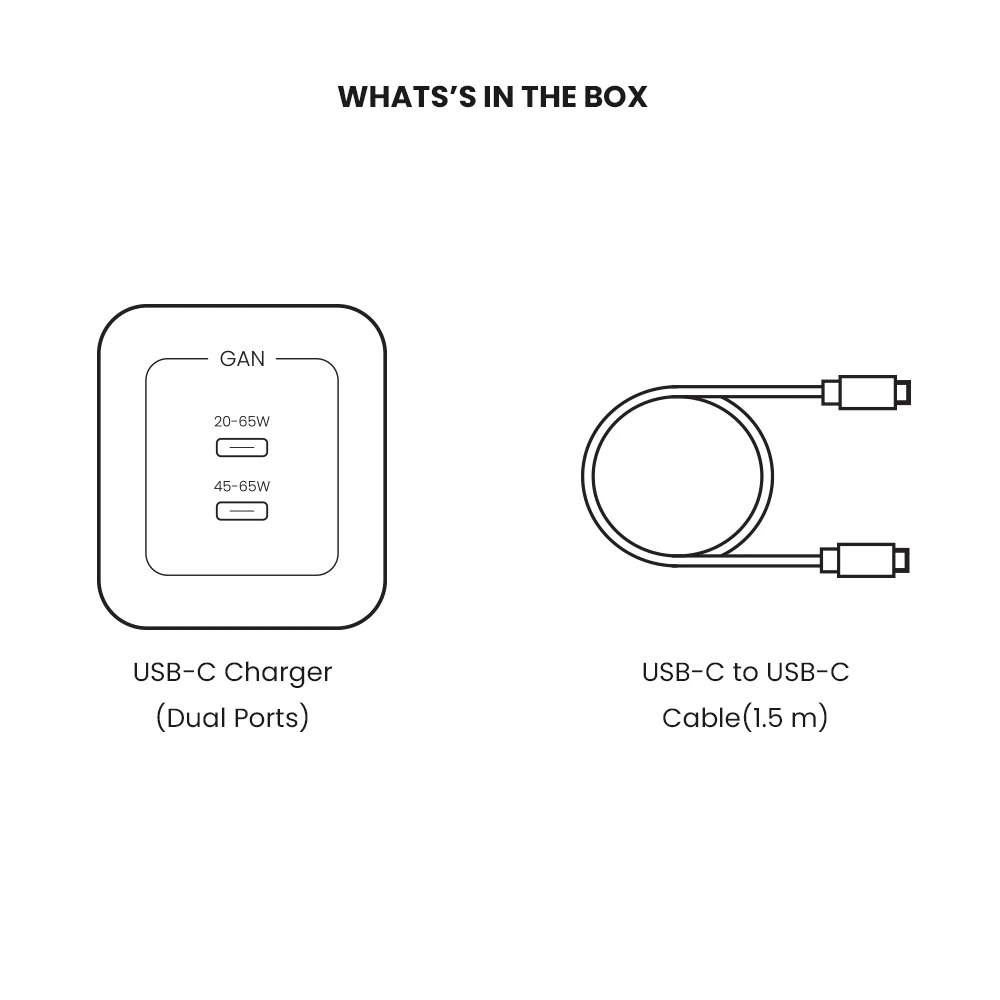 BLITZ 65 2-Port USB-C GaN Charger - 65W - Image 10