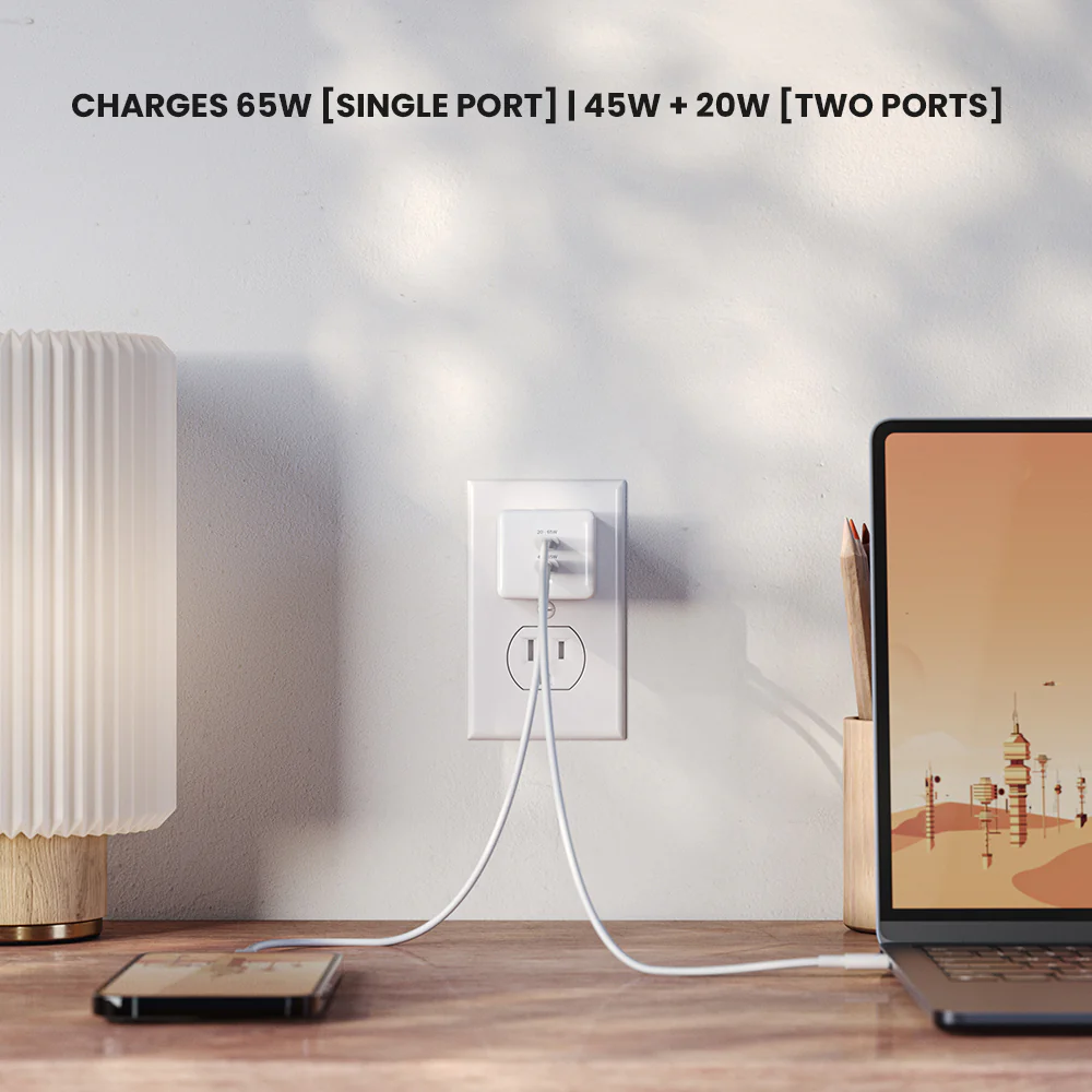 BLITZ 65 2-Port USB-C GaN Charger - 65W - Image 4