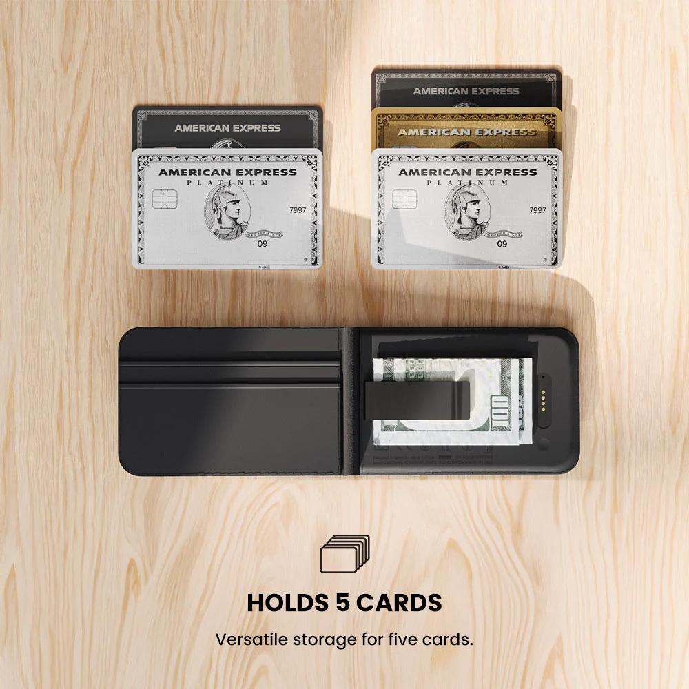 LOC8 MagSafe Finder Wallet and Stand with Money Clip - Image 4