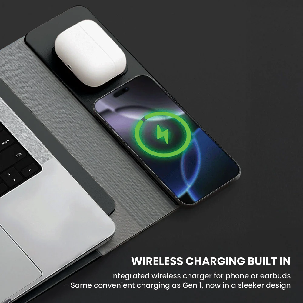 NEXA 4-in-1 Laptop Sleeve with Wireless Charging (Gen 2) - Image 3