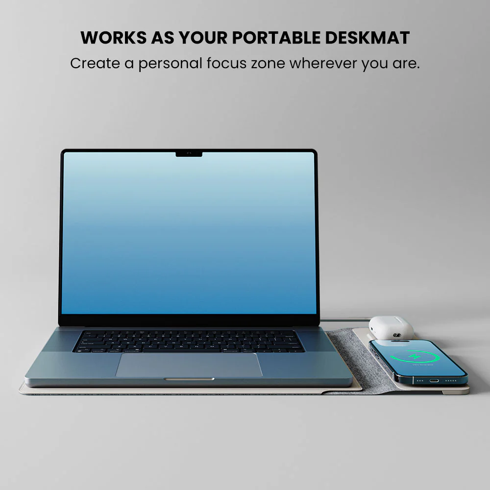 NEXA 4-in-1 Laptop Sleeve with Wireless Charging - Image 13