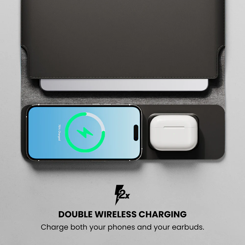NEXA 4-in-1 Laptop Sleeve with Wireless Charging - Image 3