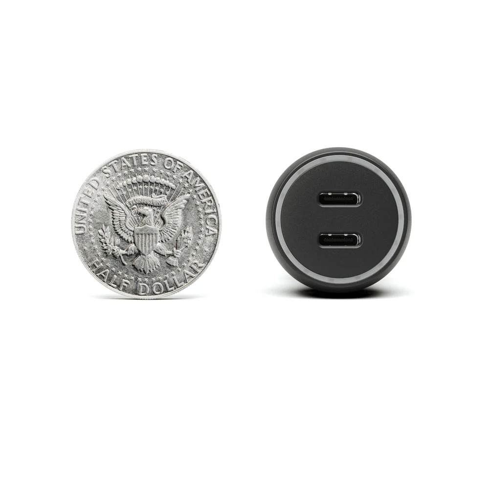 PULSE 60 2-Port USB-C Car Charger - 60W - Image 3