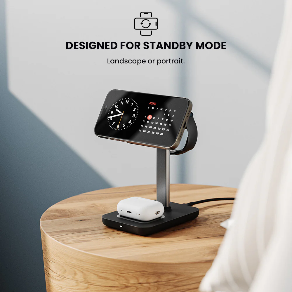 TRIO 3-in-1 Wireless Charging Station - Image 14