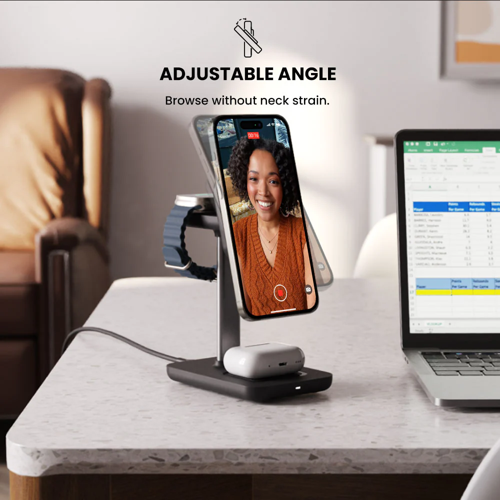 TRIO 3-in-1 Wireless Charging Station - Image 16