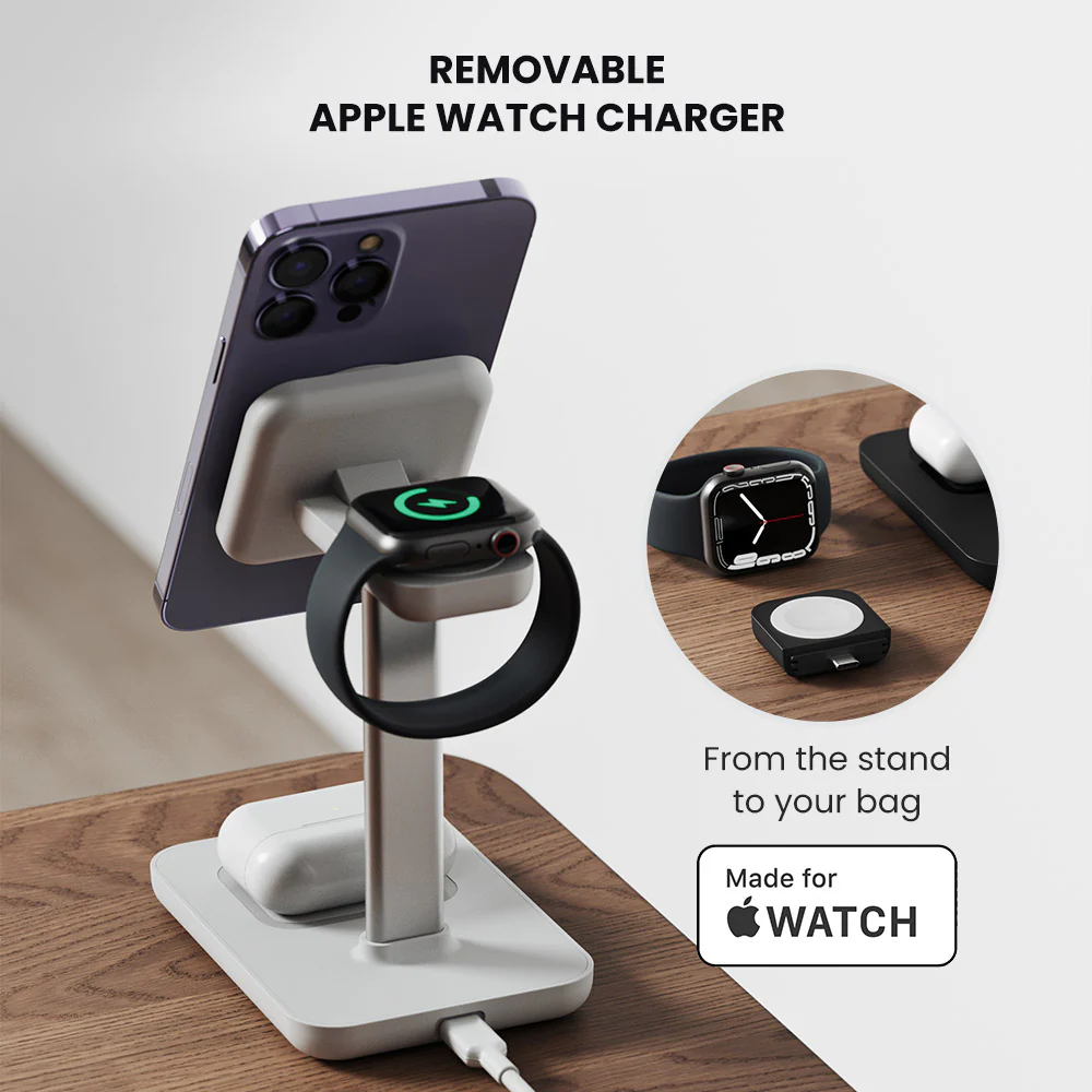 TRIO 3-in-1 Wireless Charging Station - Image 3