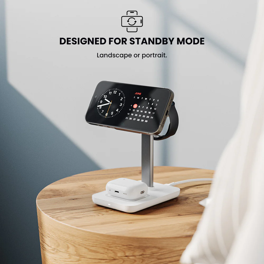 TRIO 3-in-1 Wireless Charging Station - Image 4