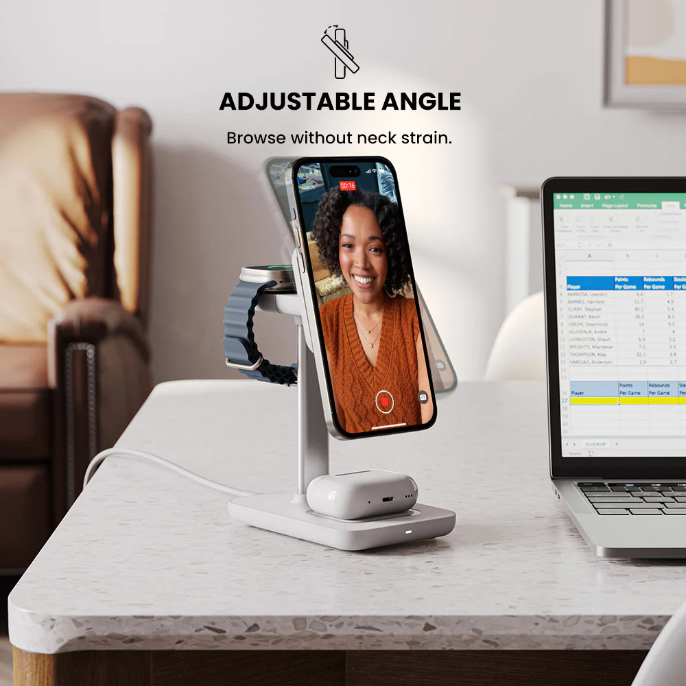 TRIO 3-in-1 Wireless Charging Station - Image 6